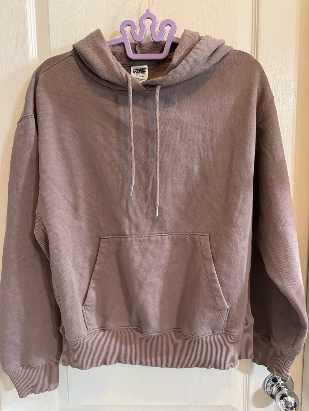 Victoria secretStonewashed Mauve woman’s Hooded Sweatshirt - Cozy  hoodie